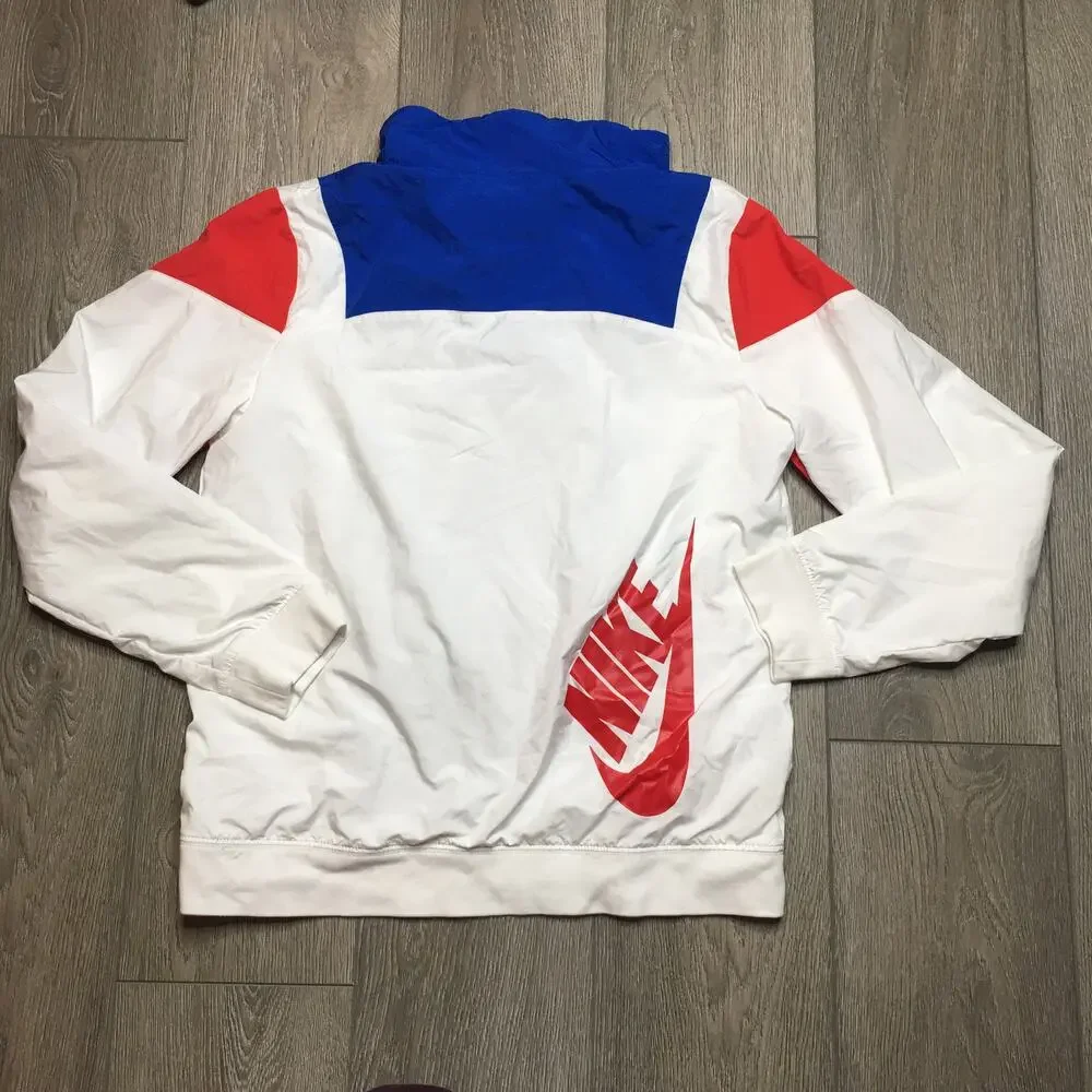 Nike Boys Amplify Retro Colorblock 1/2 Zip Pullover Sportswear Jacket XL